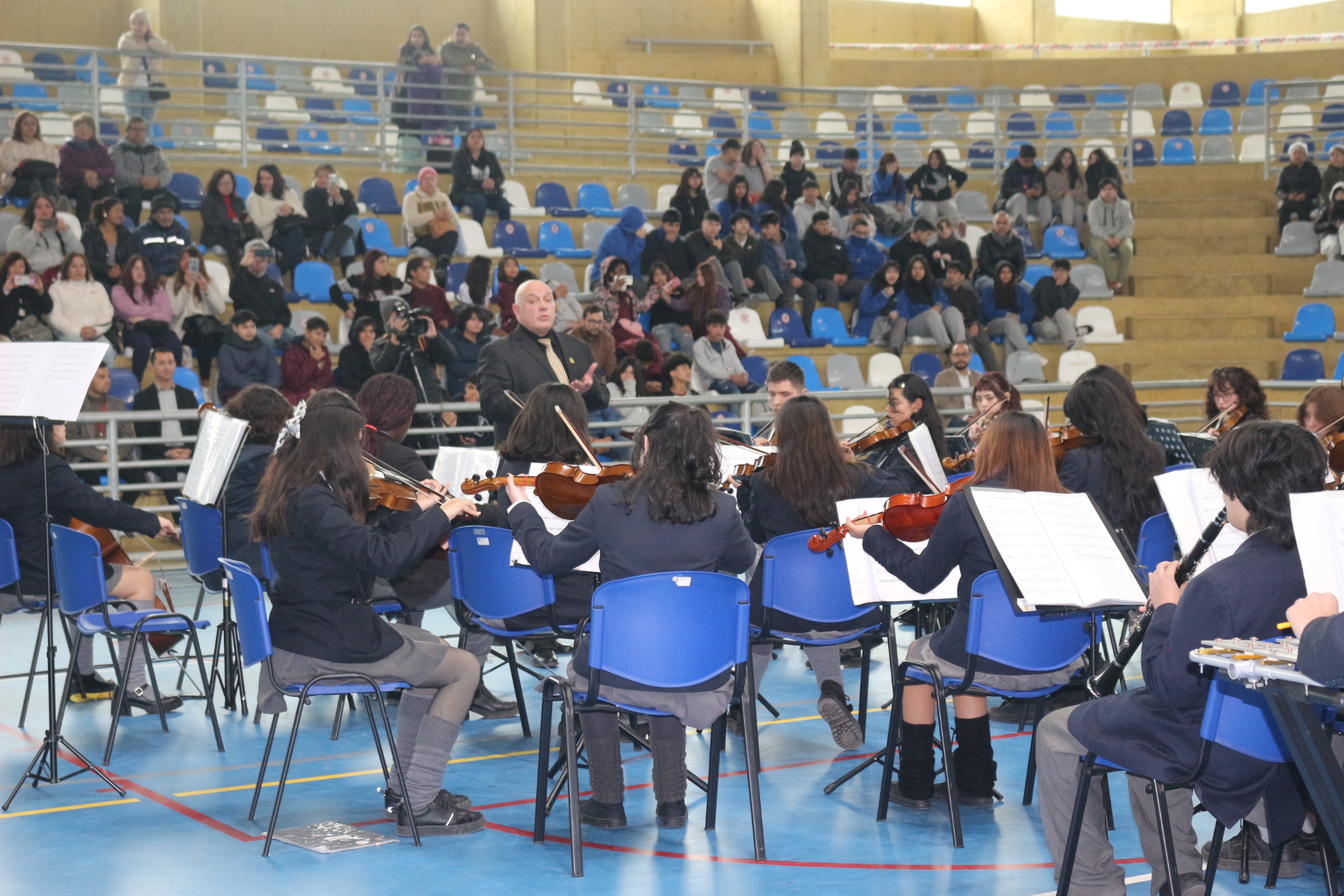 Escolares de Las Compañías disfrutan de concierto de orquesta sinfónica del Liceo Gregorio Cordovez